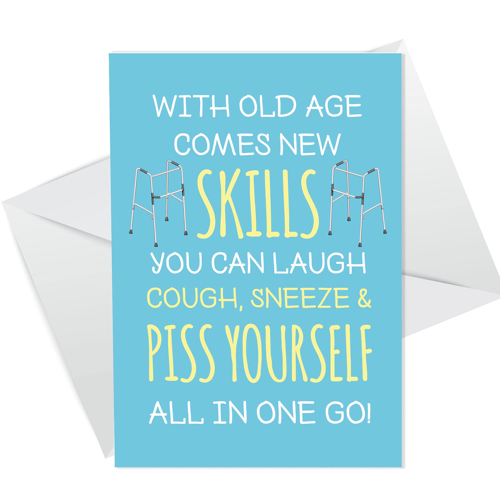 Funny Birthday Card For Men Women A6 Card 50th 60th 70th Birthday Card