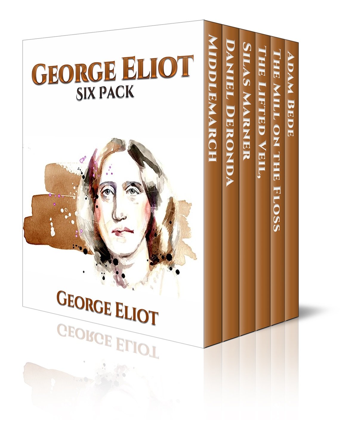 Eliot Six Pack Middlemarch, Daniel Deronda, Silas Marner, The