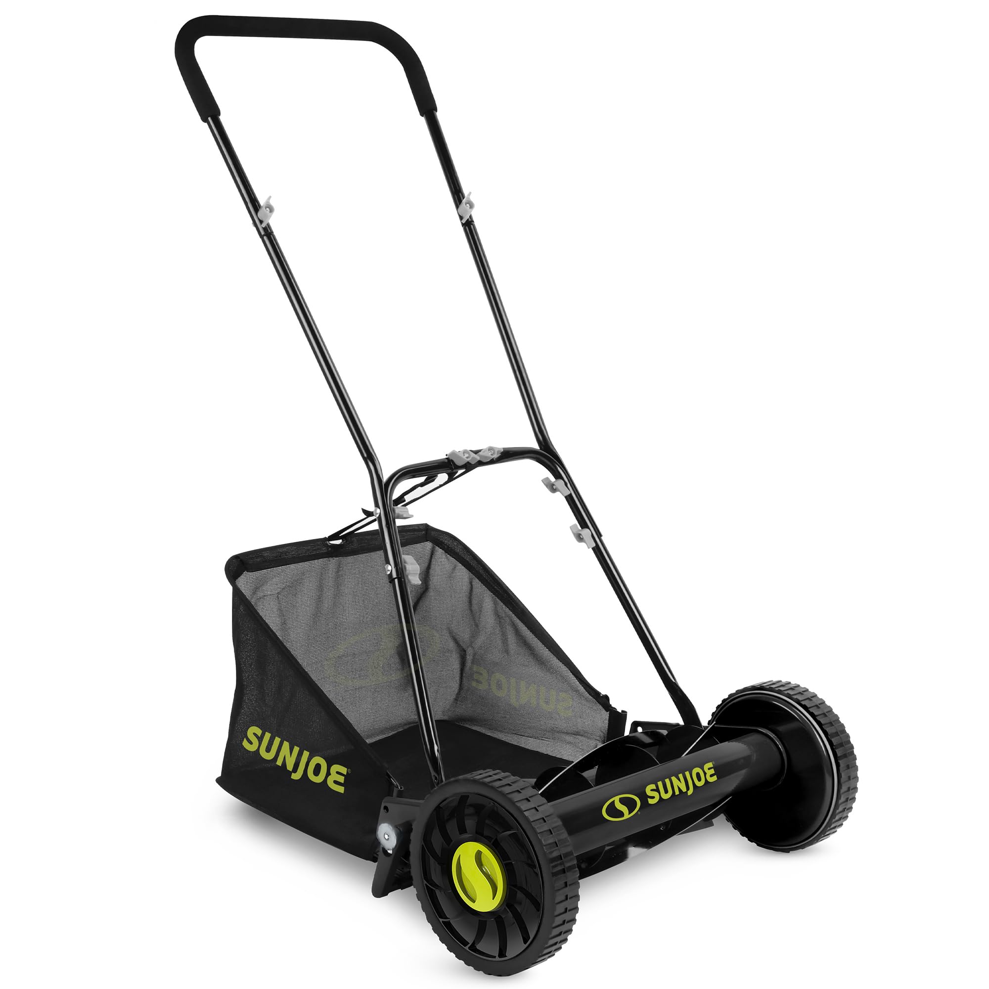 Sun Joe Manual Push Reel Lawn Mower with 6.6-Gal Grass Catcher, MJ500M