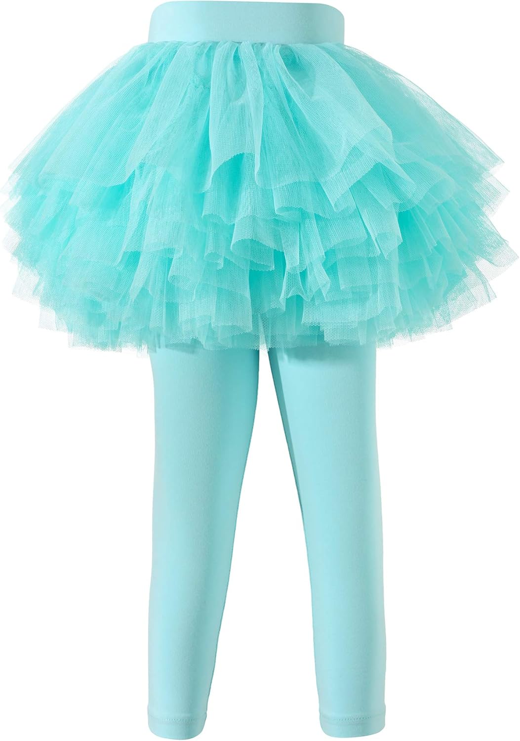 Baby Toddler Girls' Tutu Leggings Tulle Ruffle Skirted Pants 2-6T