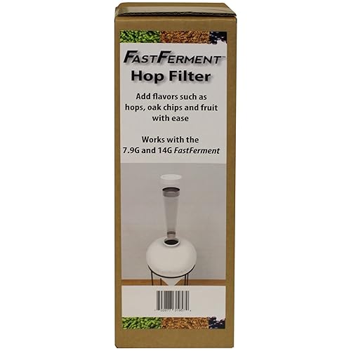 Miniatura 2 de FastFerment Hop Filter Acero Inoxidable: Compatible con nuestros fermentadores cónicos de 7.9 y 14 galones. Elaboración de cerveza, fermentación de