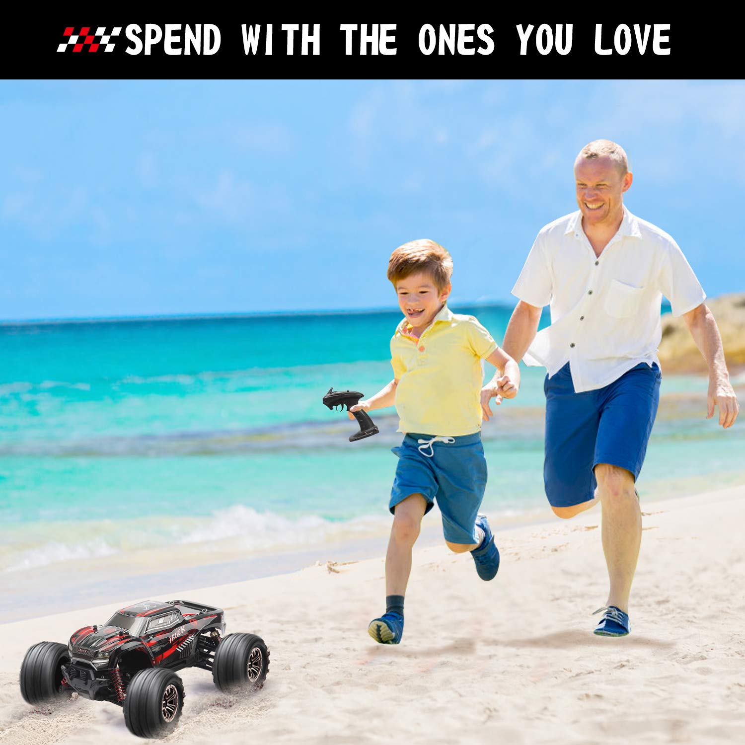 Buy 4WD Remote Control Car, Byuert 120 Off Road RC Racing Car 26+ Km/h