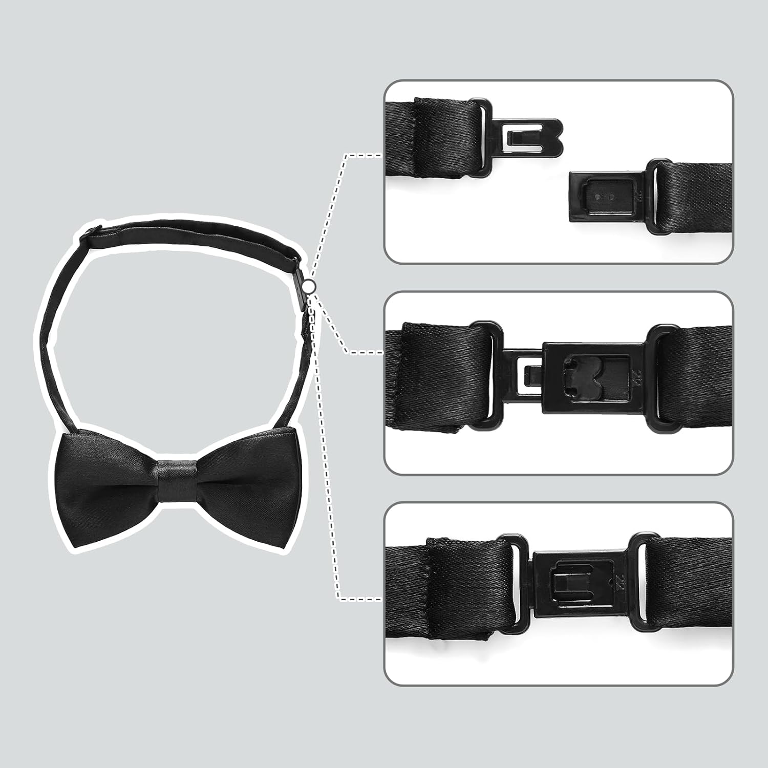 Lamgool Boys Velvet Suit Set Slim Fit Tuxedo Kids Formal Outfit 4 Piece with Blazer Jacket Shirt Pant Bow Tie for Wedding - Image 7