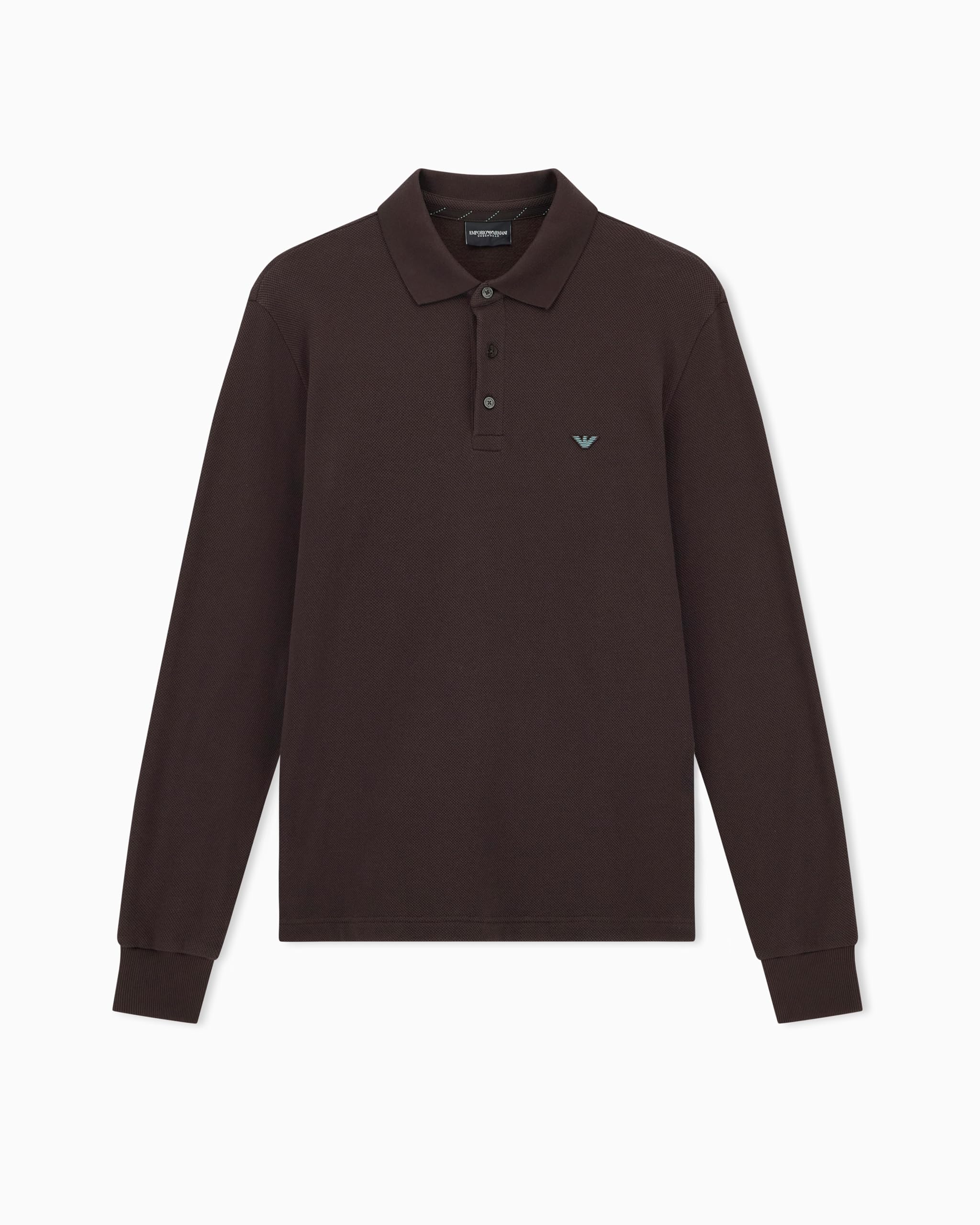 Emporio Armani Piquet Polo Sweatshirt Maglia di Tuta Uomo (Pacco da 1)