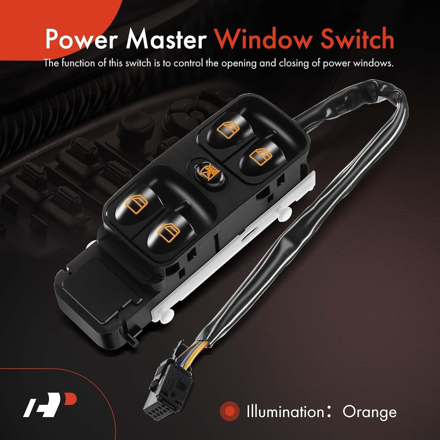 A-Premium Front Driver Side Master Power Window Switch Compatible with Mercedes-Benz W463 Series G500 2002-2008, G550 2010-2017, G55 AMG 2003-2011, Sport Utility, Replace# A4638202210