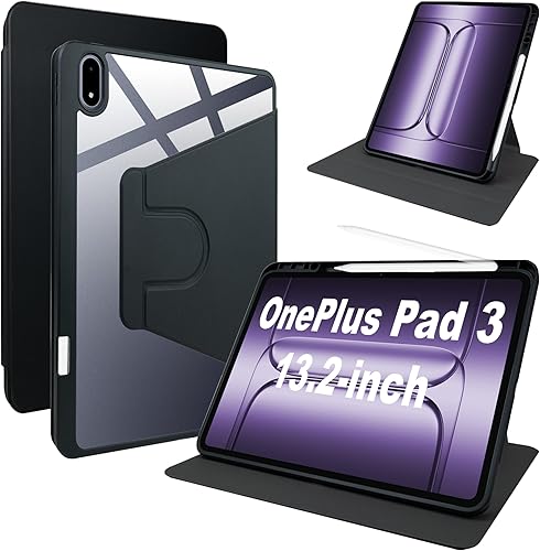 Miniatura 9 de zZjoOoj Para Xiaomi Redmi Pad Case 10.61 pulgadas, ultra delgado y ligero, despertador automáticosueño, negro