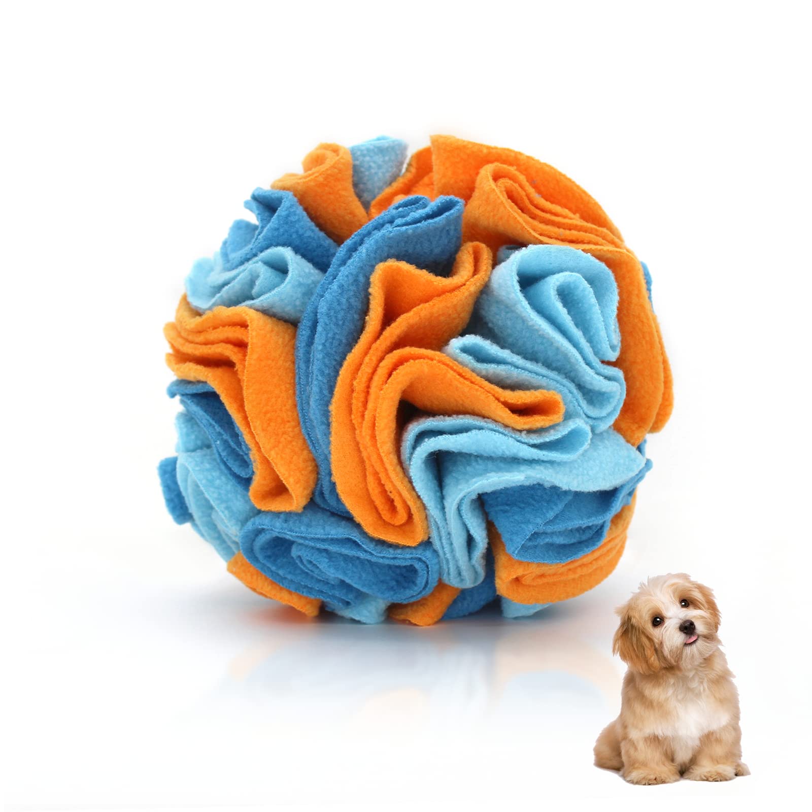 WishLotus 5 9Inch Snuffle Ball for Dogs Dog Sniffing Training Toy for Boredom Colorful Dog Snuff Ball Toy