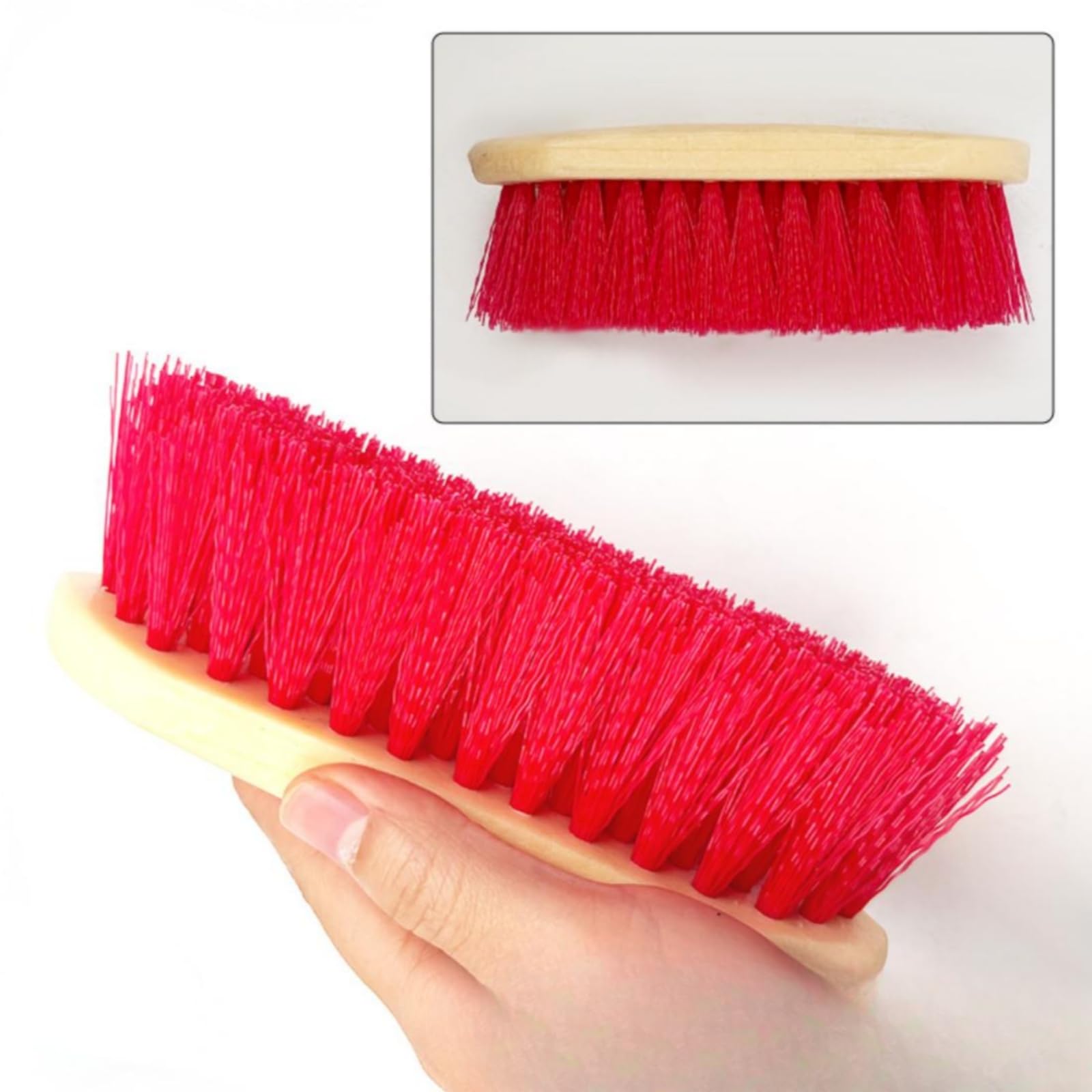 Juego Cepillos para Caballo Práctico | Resistente, Ligero, Cepillo Masaje Ovalado, para Hípica, Jinetes