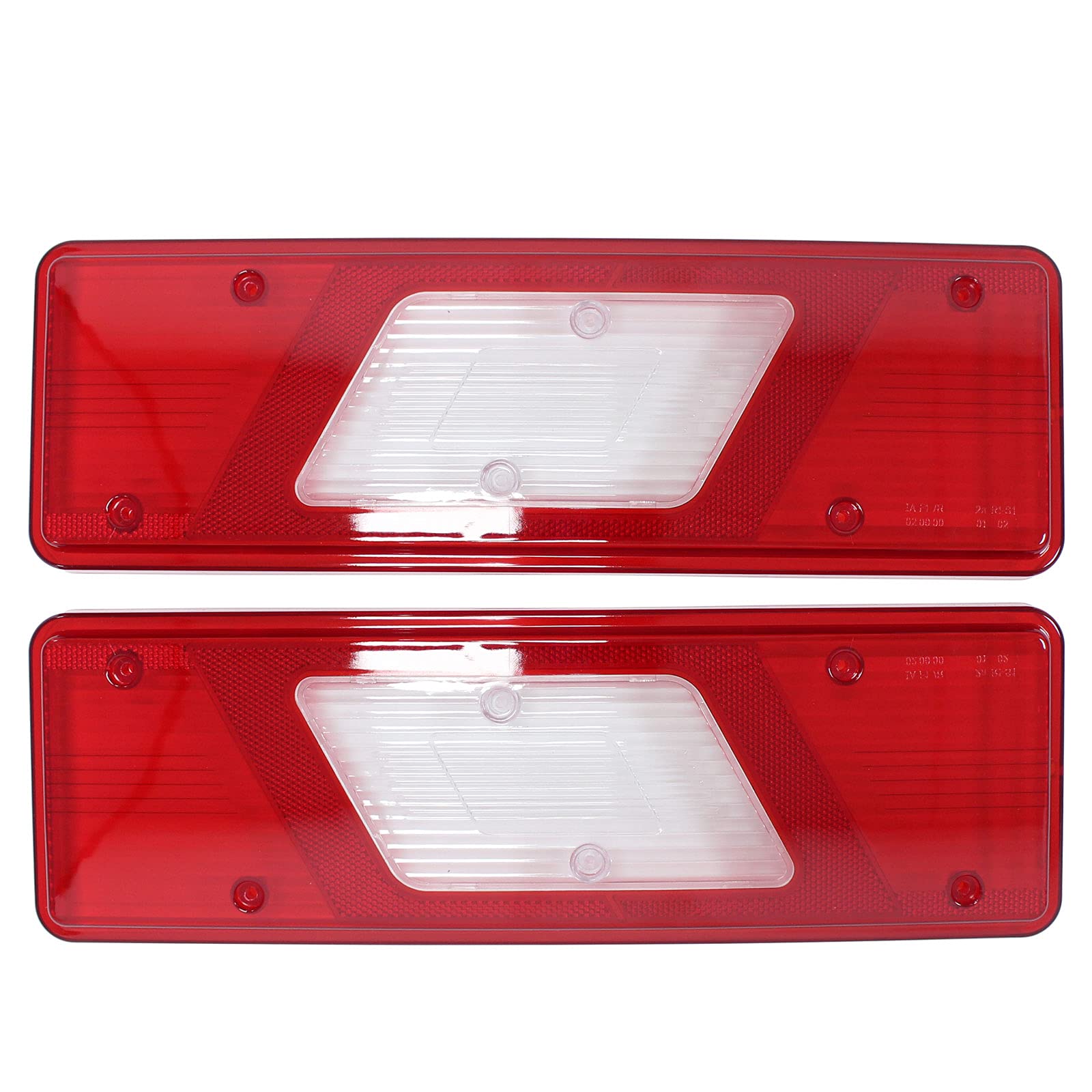 Rear Tail Light Lamp Lens Cover Set for F-ord Transit Mk8 Tipper Pick-Up Left and Right Pair