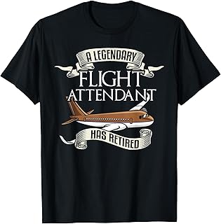 Retired Flight Attendant Shirt Flight Attendant Gift T-Shirt