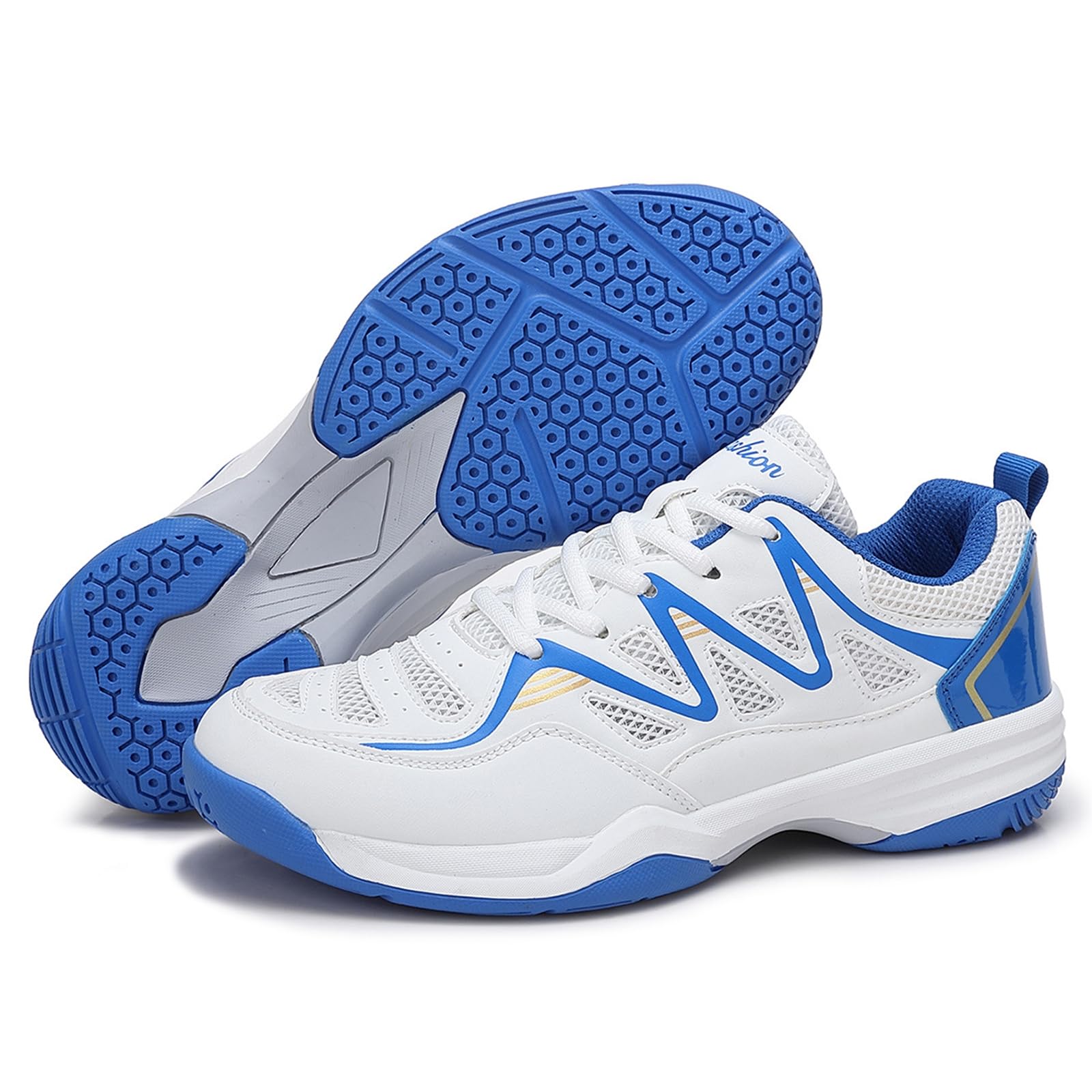 Zapatos de bádminton para Hombre Ligeras y Transpirables Zapatillas de Tenis Interior para Fitness,Running y Caminata