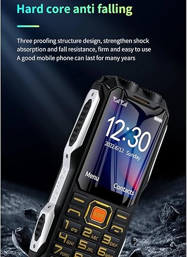 Miniatura 8 de Yoidesu 2G teléfono desbloqueado multifuncional Dual SIM teléfono celular grande 16800mAh batería retro teléfono para personas mayores (verde)