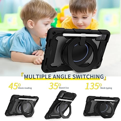 Miniatura 3 de Funda protectora para tableta con soporte para niños, compatible con Xiaomi Redmi Pad de 10.61 pulgadas lanzada en 2022, funda con mango giratorio
