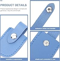 Vista 5 de 5 unids Nail Nipper Cover Sleeve Cutticle Nail Protector PU Manicura Pedicura Herramientas