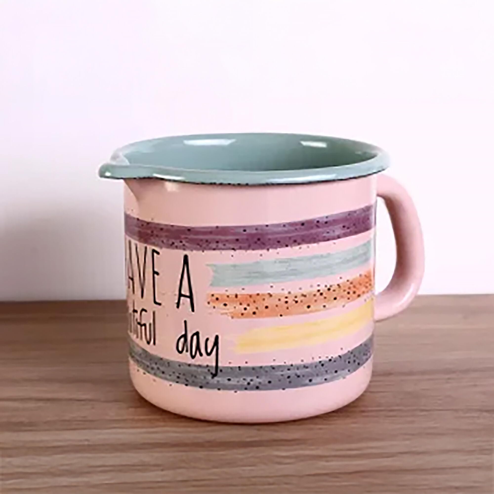 Amazon.com | Metalac Enamel Mug with Pouring Spout Dishwasher safe