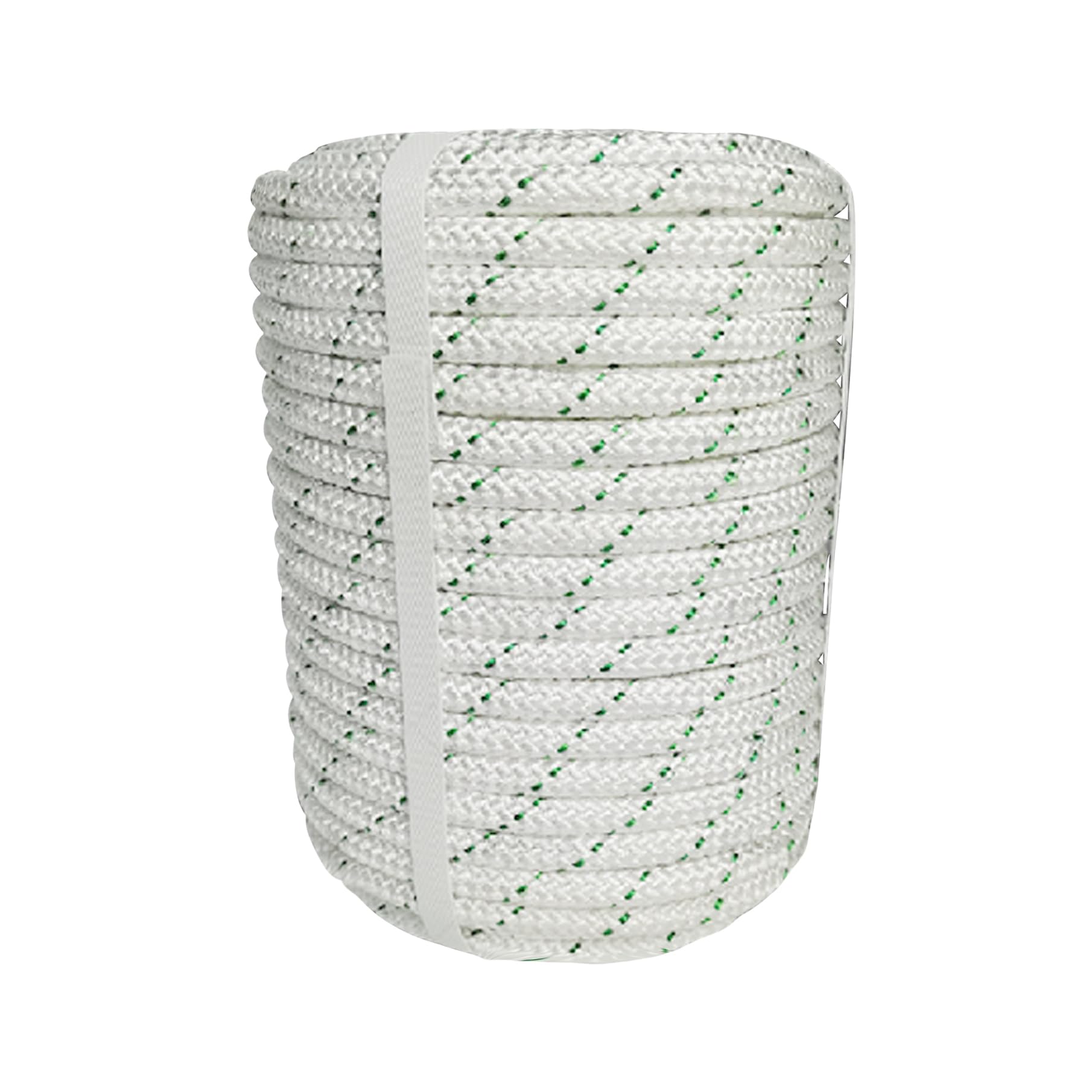 Corde en polyester tressé double 9.5mm cordage de levage et poulie charge lourde