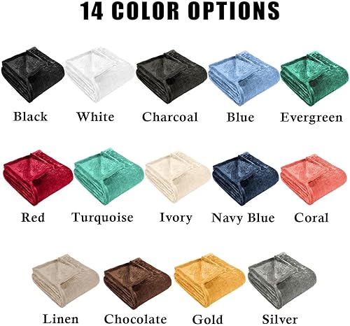 Miniatura 7 de Superior Mantas de forro polar ultra afelpadas, gruesas, acogedoras y cálidas de vellón de alta calidad, mantas y mantas de cama suaves y