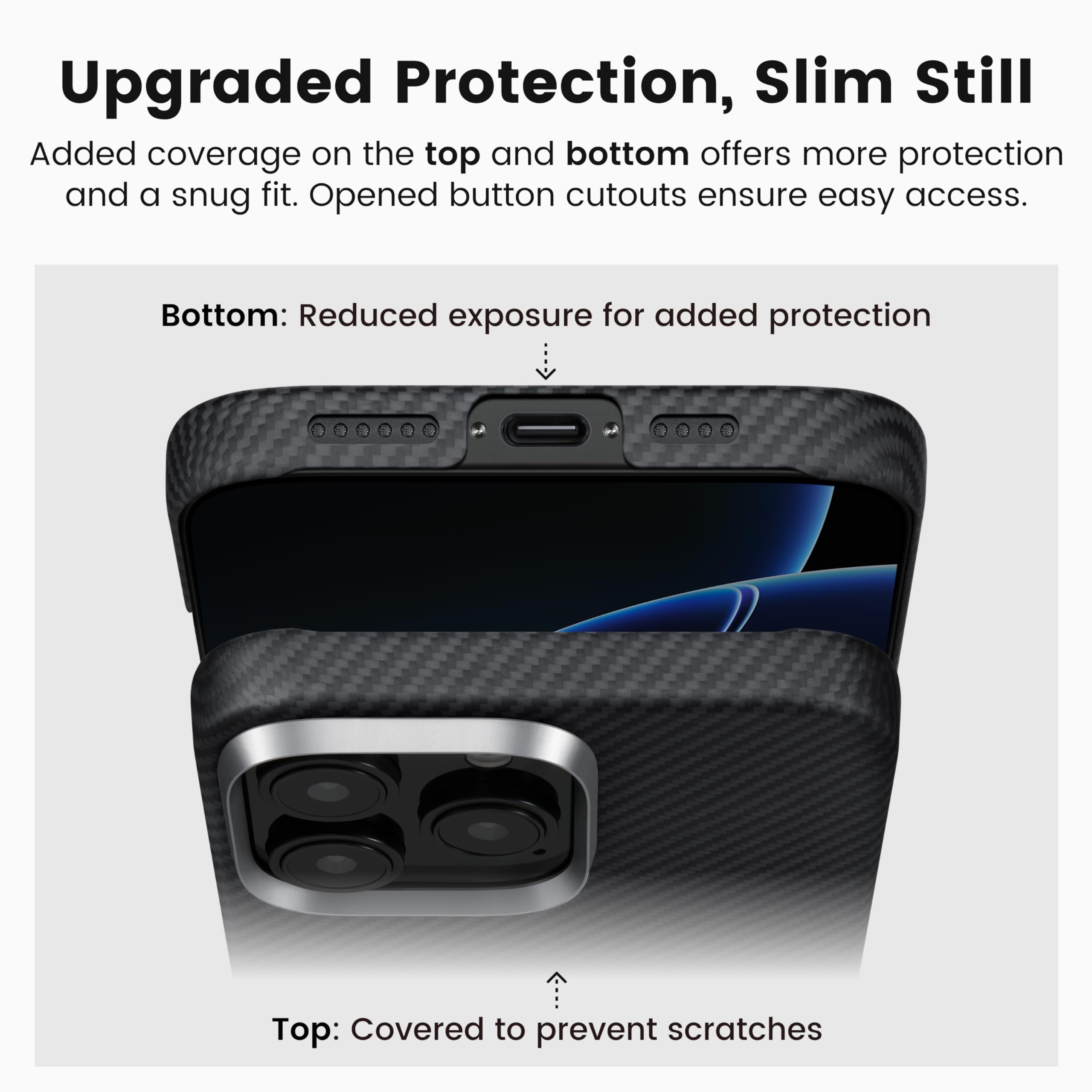 Amazon.com: pitaka iPhone 16 Pro Case 6.3” - MagSafe Compatible