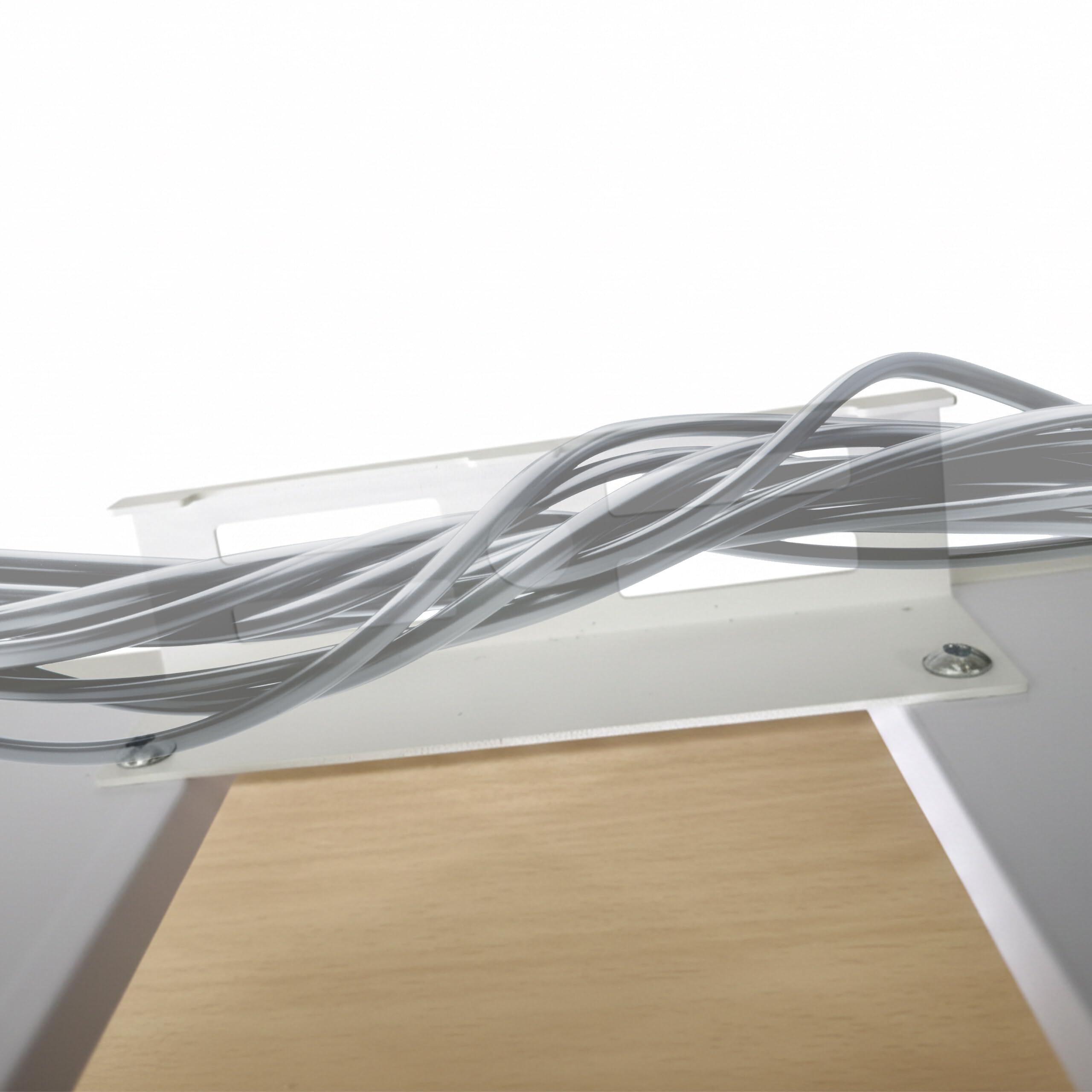 Relaxdays HiFi Rack, 4 Ripiani, per Giradischi/Stereo, Metallo/MDF, 78x61x52 cm, Mobile multimediale, Naturale/Bianco