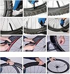 Paquet de 2 26 Tubes de vélo de pouce, 26x1.90/1.95/2.10/2.125 Tubes à pneus de vélo, remplacement 32mm Valve Schrader, en caoutchouc Butyl durable intérieur de vélo de montagne