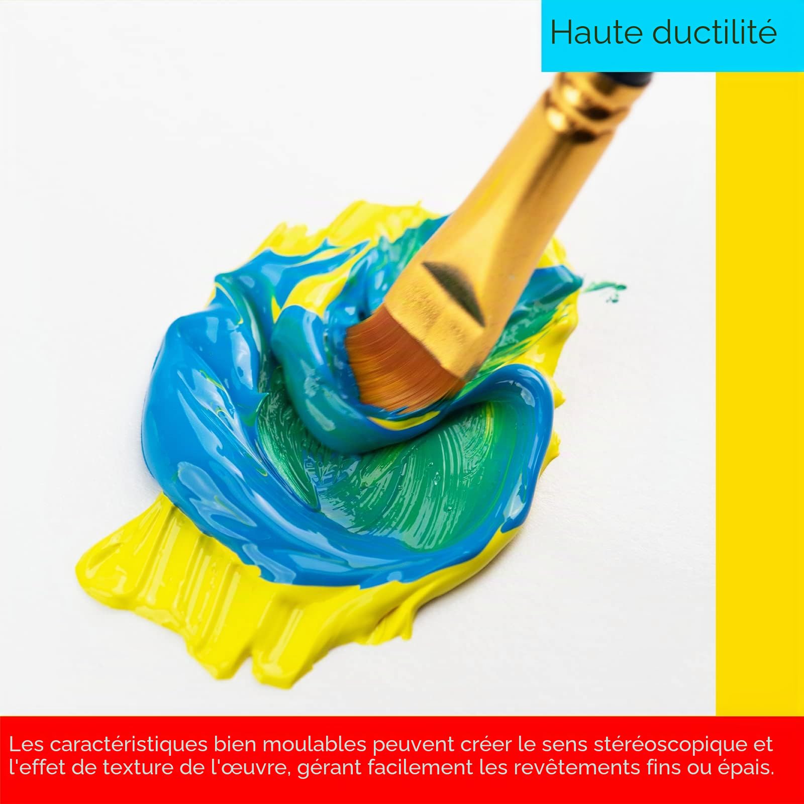 MEEDEN Peinture Acrylique épaisse: 100 Couleurs 0.41 fl Oz /12ml