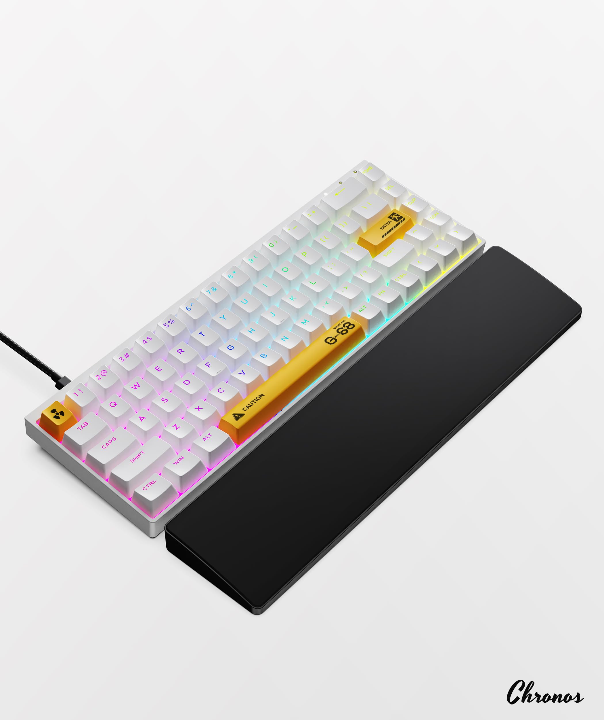 SYNTECH　ゲーミングキーボード ラピッドトリガー対応 G68HE-BB ゲーミングキーボード(ラピッドトリガー対応) Chronos 68(英語配列