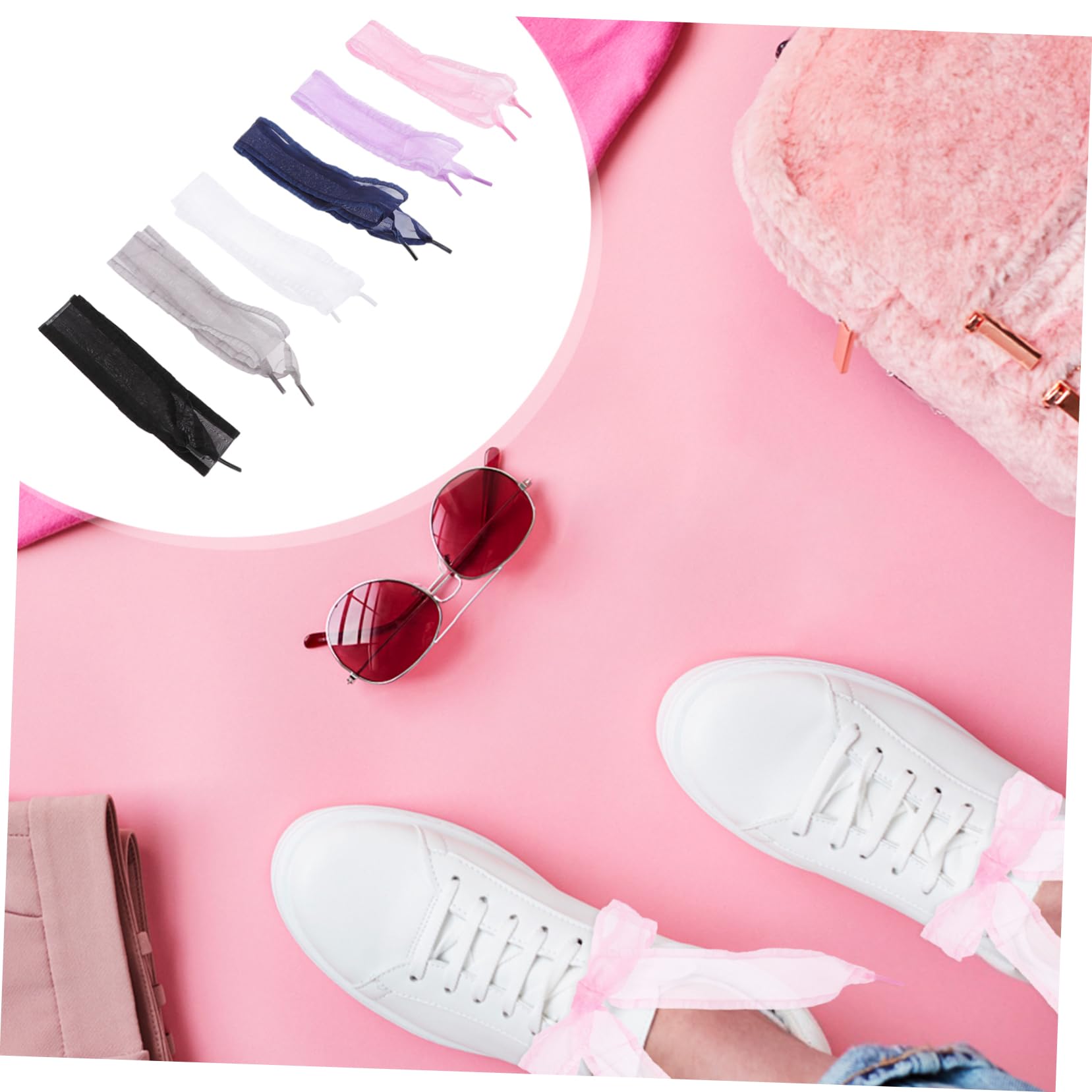 GALPADA 18pares Cordones De Cinta Ancha Para Zapatillas De Marino Para Mujeres y Diseño Sencillo y Práctico
