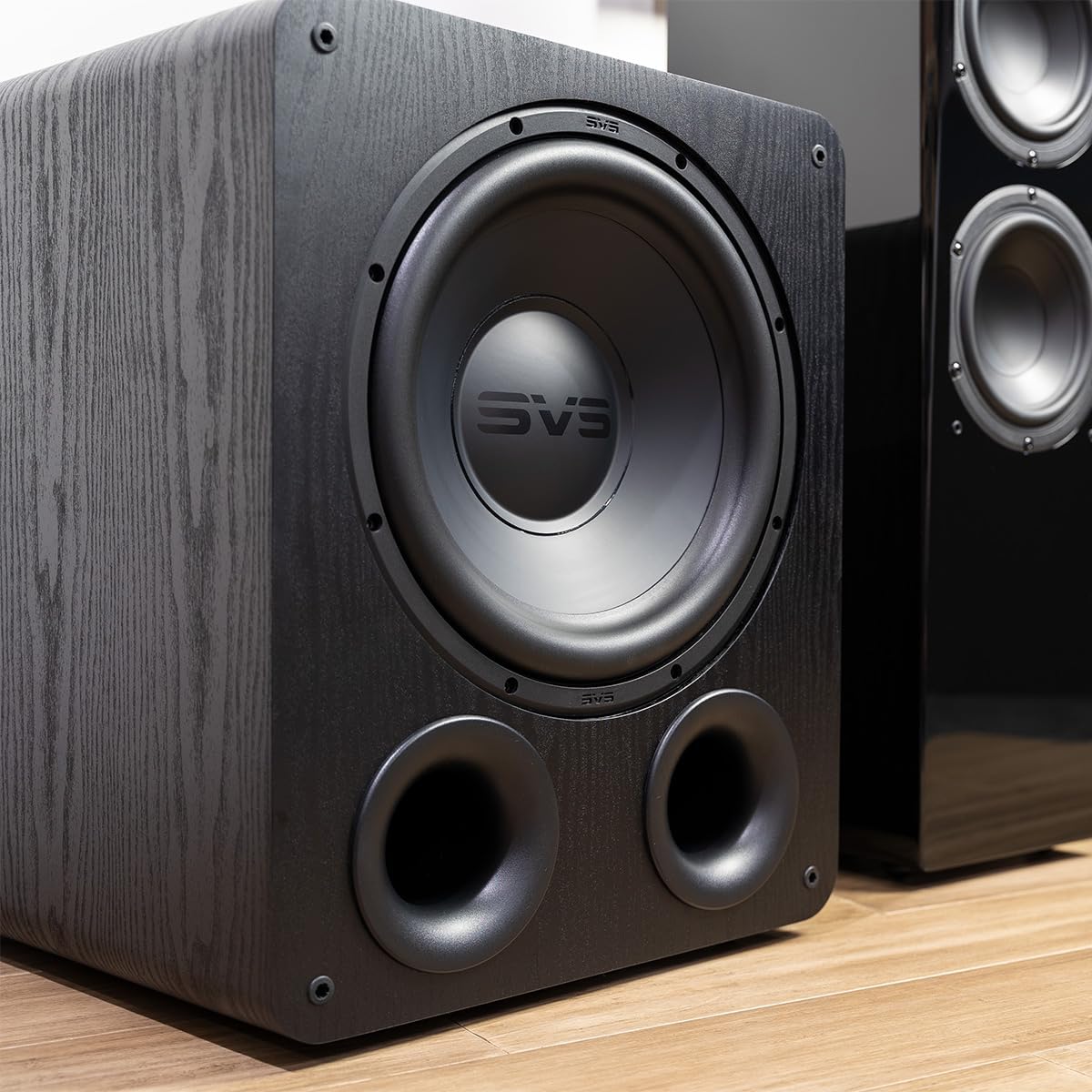 SVS PB-1000 Pro 12 Inch Ported Subwoofer with SoundPath Wireless Audio Adapter (Premium Black Ash)