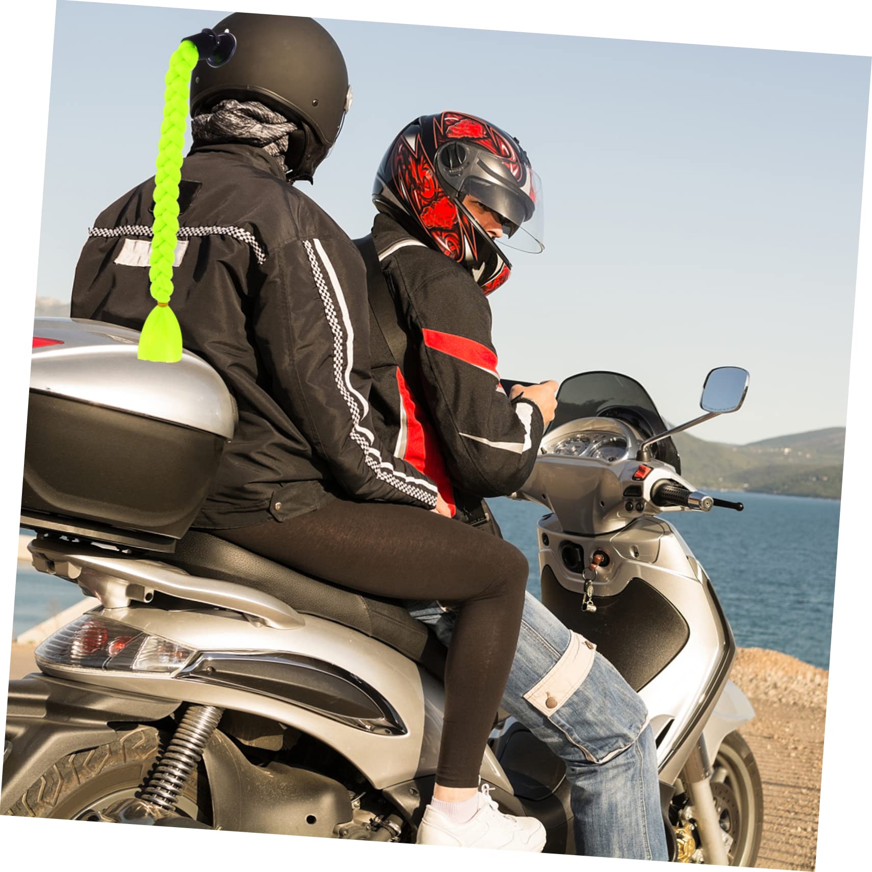 SHERCHPRY 3 Szt warkocz kasku peruka na motocyklowy brudna peruka warkocz akcesoria narciarskie ornament ozdoba warkocza hełmu dekoracja hełmu Różnorodność dekoracje uderzyć piłkę abs