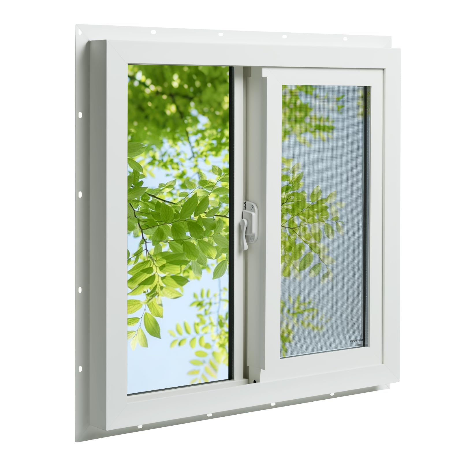 Vinyl Sliding Basement Window 23.5 x 23.5 Low-E Argon