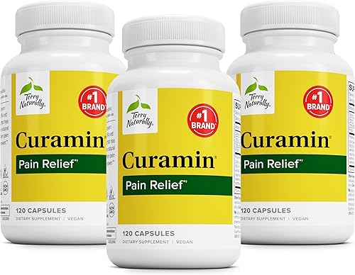 Terry Naturally Curamin - Suplemento de curcumina para la circulación y apoyo de endorfinas - Apoyo para molestias ocasionales - Ayuda a los