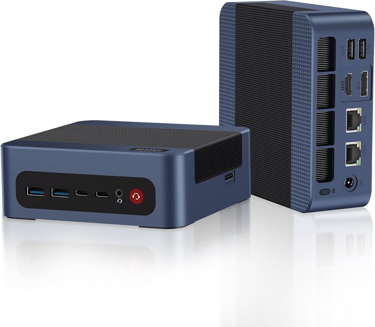 Reatan A8 Oculink Mini Gaming PC AMD Ryzen 7 8745HS Dual LAN 2.5Gbps Desktop Computer 32GB DDR5 1TB NVME SSD, USB4.0 HDMI DP USB-C WiFi6 & BT5.2 Mini Computer for Design Office : Electronics