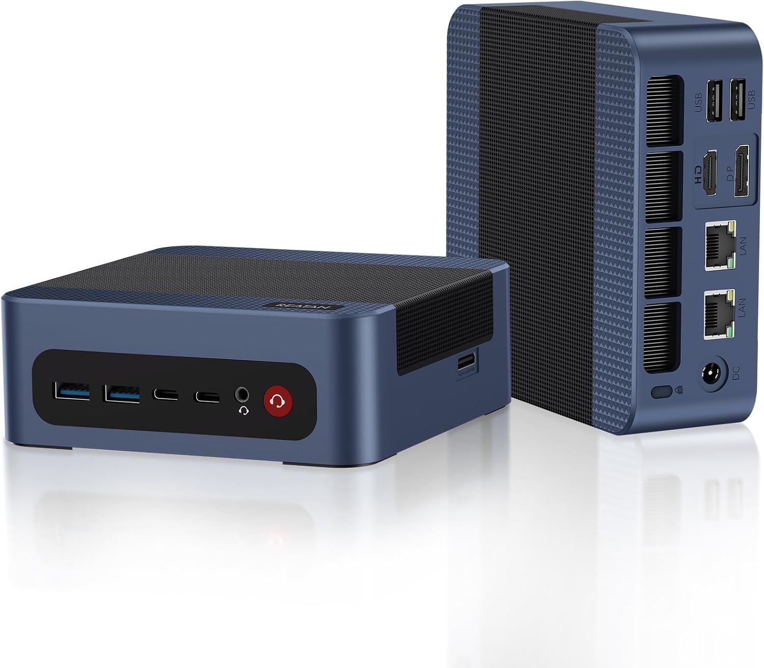 Product image of Reatan A8 Oculink Mini Gaming PC AMD Ryzen 7 8745HS Dual LAN 2.5Gbps Desktop Computer 32GB DDR5 1TB NVME SSD, USB4.0 HDMI DP USB-C WiFi6 & BT5.2 Mini Computer for Design Office