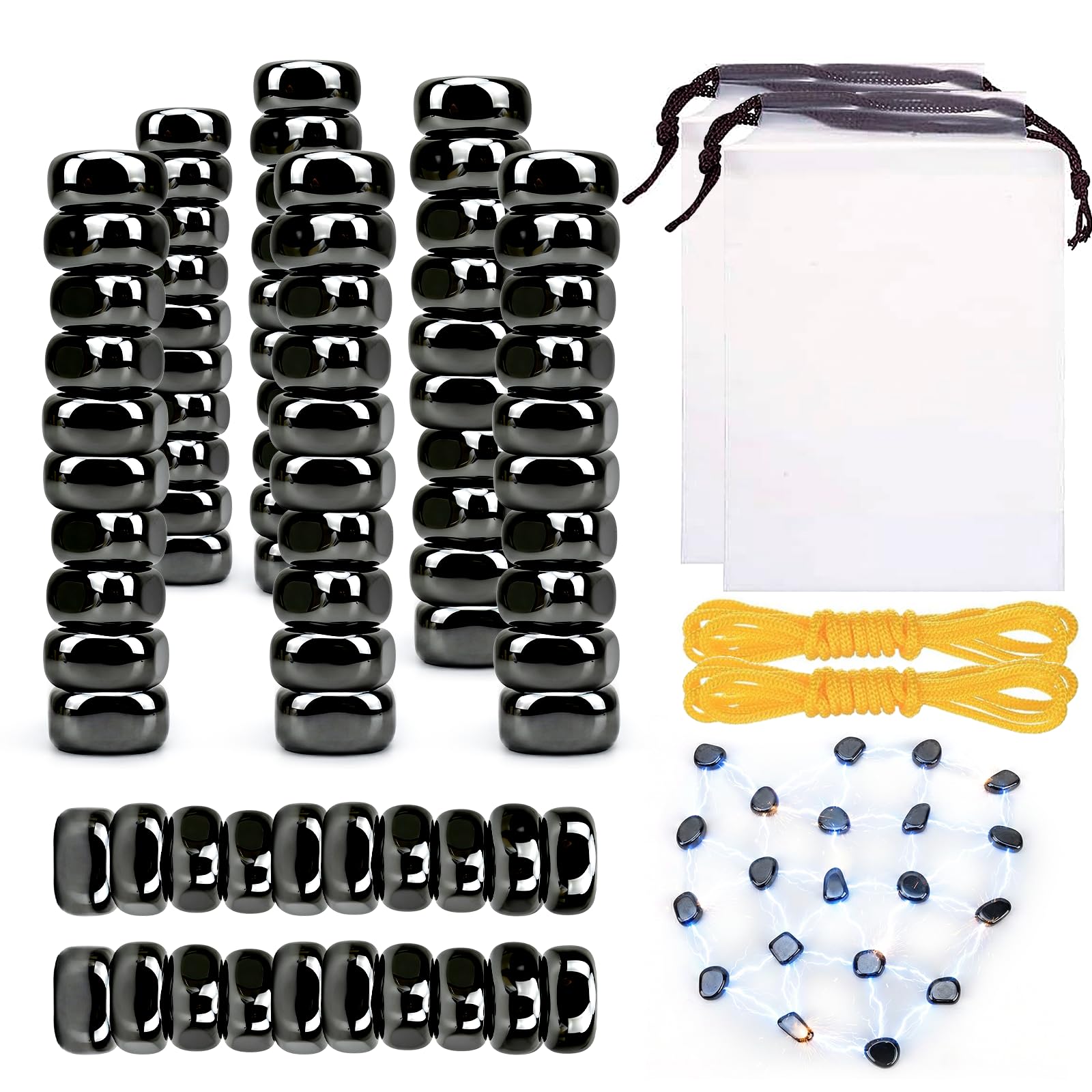 80 Stück Magnetspiel, Tragbar Magnetisches Schachspiel, Magnet Schach Tischspiele, mit 2 Schnur, 2 Aufbewahrungstasche, Magnet Schachspiel für Erwachsene Partyzubehör für Familientreffen