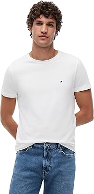 Tommy Hilfiger Herren T-Shirt Kurzarm Core Stretch Slim Fit