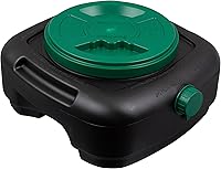 Scepter AM07029 7.3 Qt Oil Drain Pan with Lid, Filter Screen & Tethered Spout - Spill-Proof for Oil, Antifreeze & Transmission Fluid