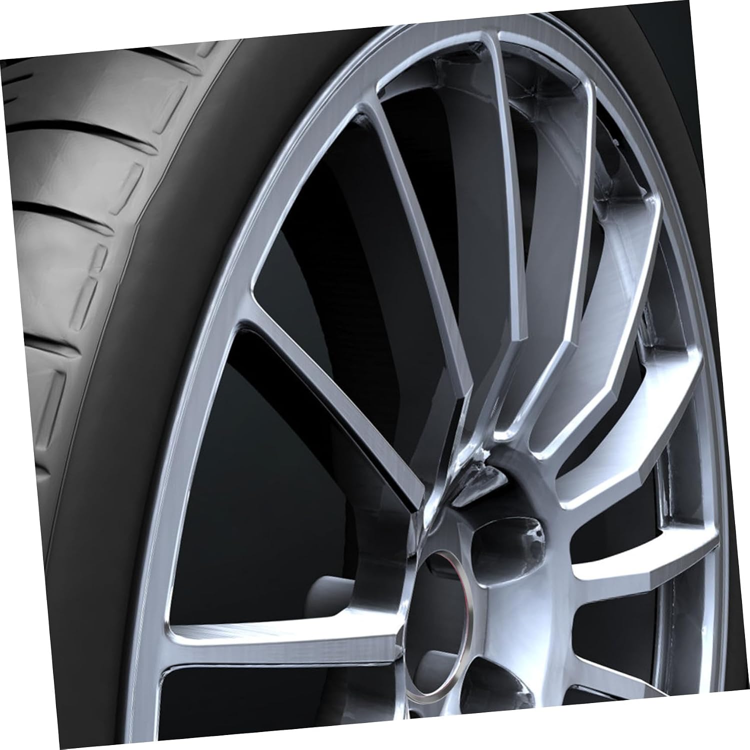 4pcs Enhance Appearance Ring Tire Replacement Trim for Specific Car Models Aluminum Alloy Wheel Hub Cover Decorative Ring