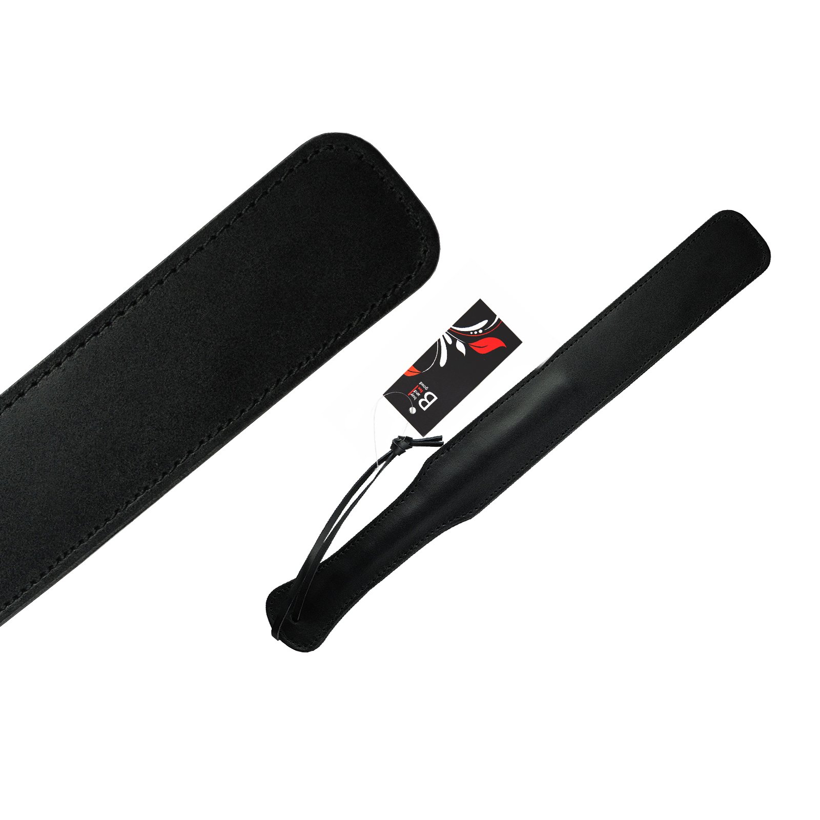 TOP Qualité - TAPETTE DE FABRICATION ARTISANALE EN CUIR DE BUFFLE 48 cm - 100% cuir de buffle -Tapettes érotiques, paddles et fouets pour SM, BDSM et Bondage