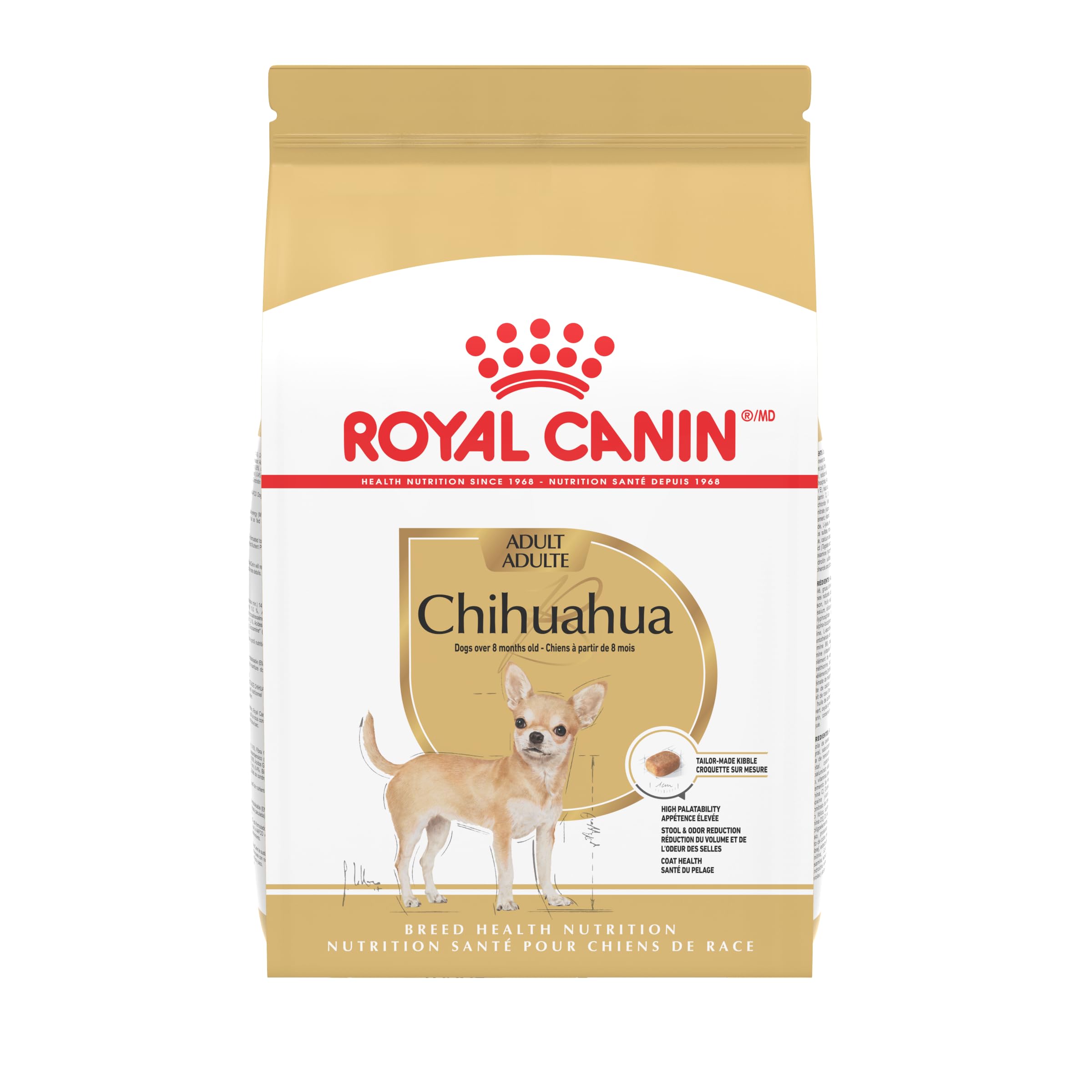 Chihuahua Adult Breed Specific Dry Dog Food, 10 Pounds. Bag