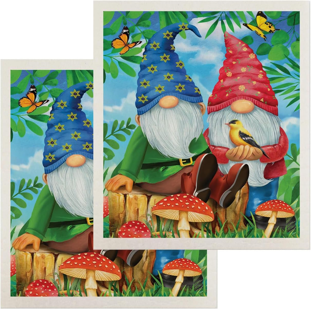 Briarwood Lane Colorful Garden Swedish Dishcloth (2-Pack)