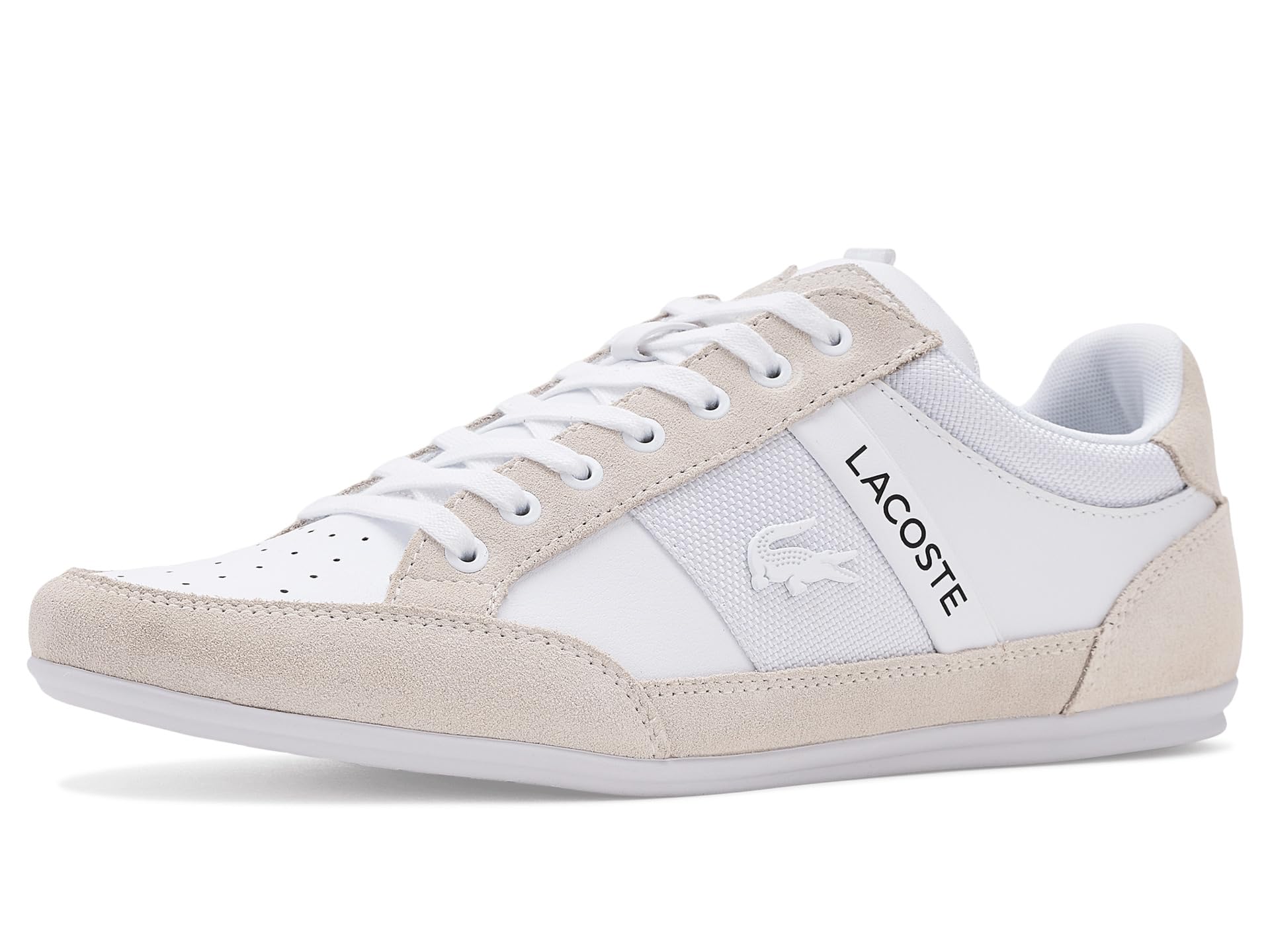 

                                                    Lacoste Men's Chaymon Sneaker, White, 11