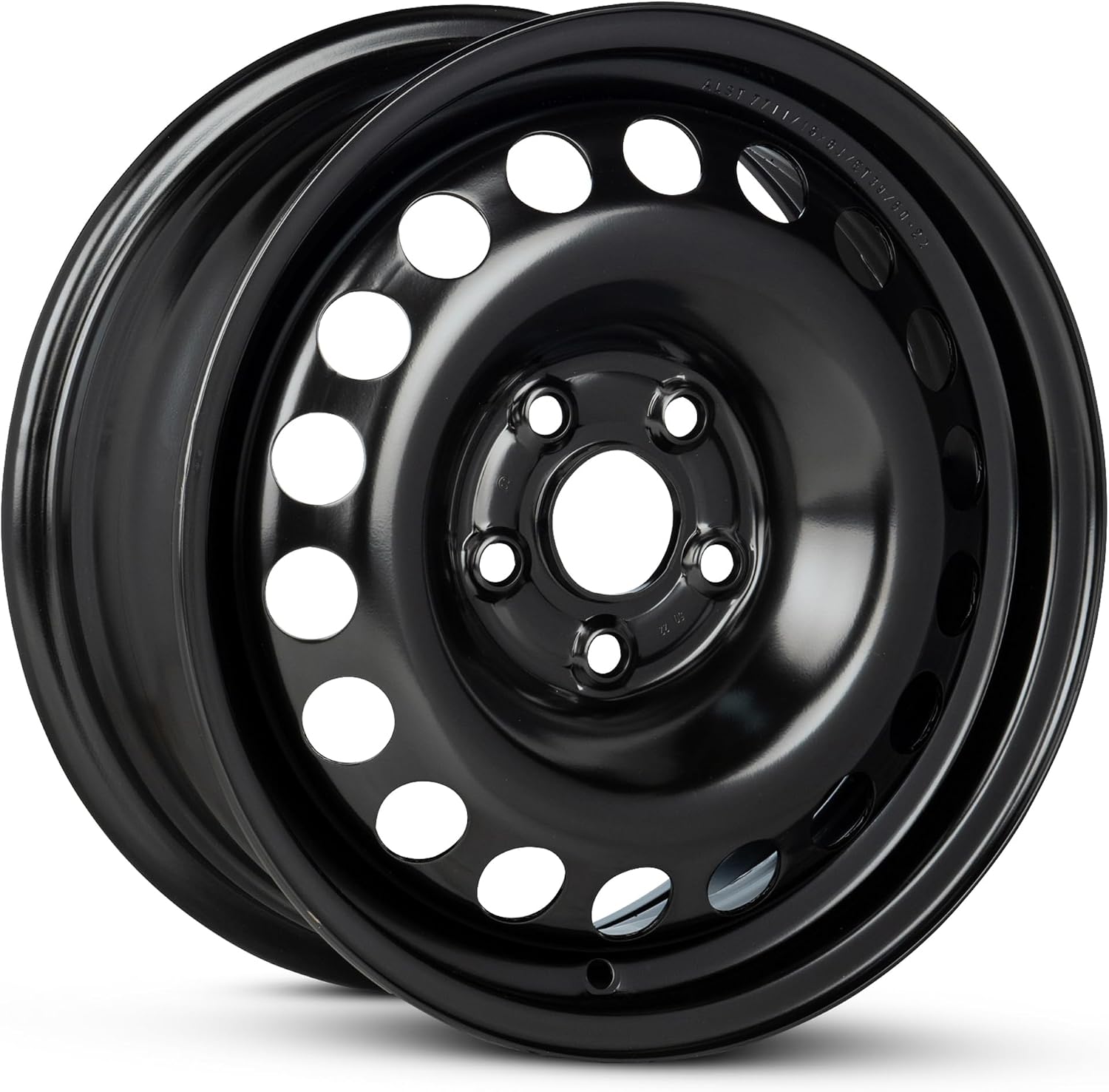 For 2016-2019 Chevrolet Cruze 15 Inch Painted Black Rim - OE Direct Replacement - Road Ready Car Wheel