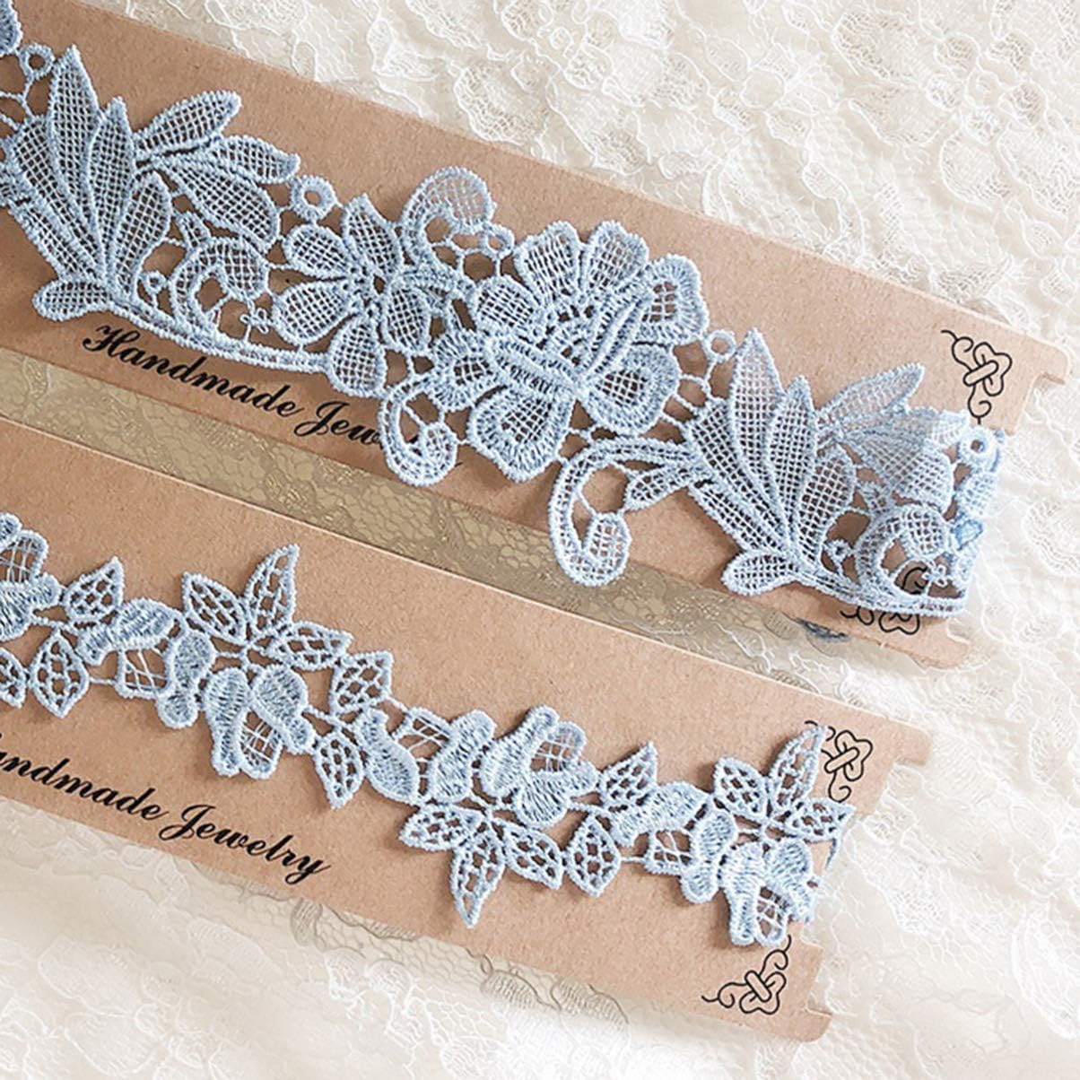 Holibanna 1Pair Wedding Garters Set Bridal Garters Flower Thigh Belts Lace Garter Leg Ring Floral Leg Band for Wedding Party