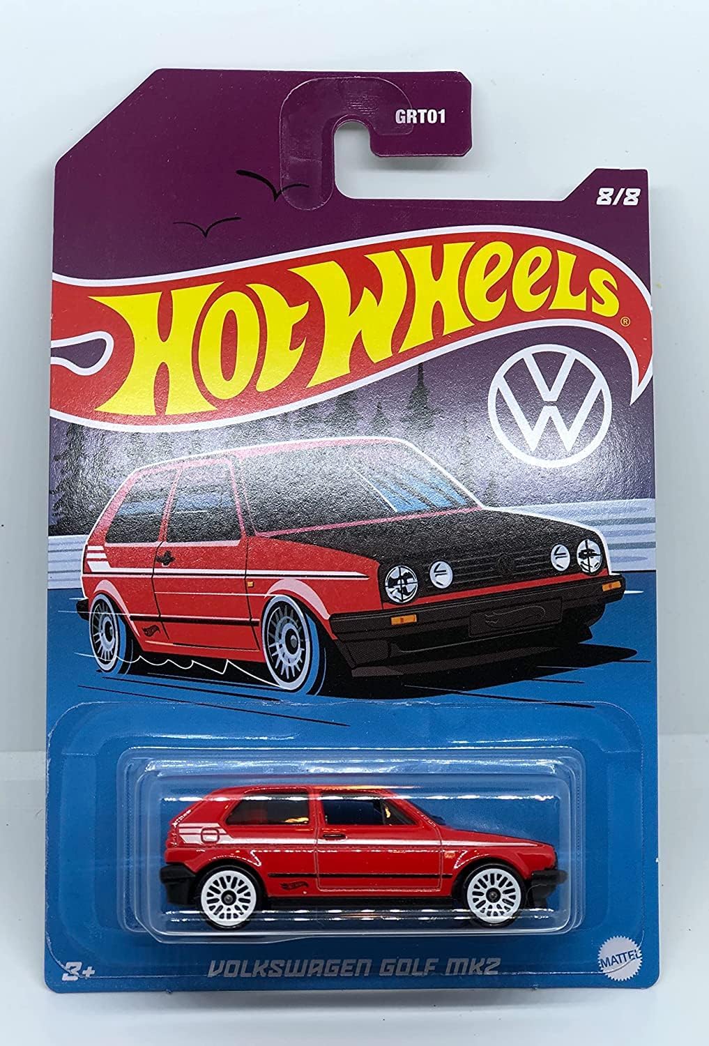 2022 - VOLKSWAGENs Golf MK2 - Red - Walmart Exclusive 8/8 ()