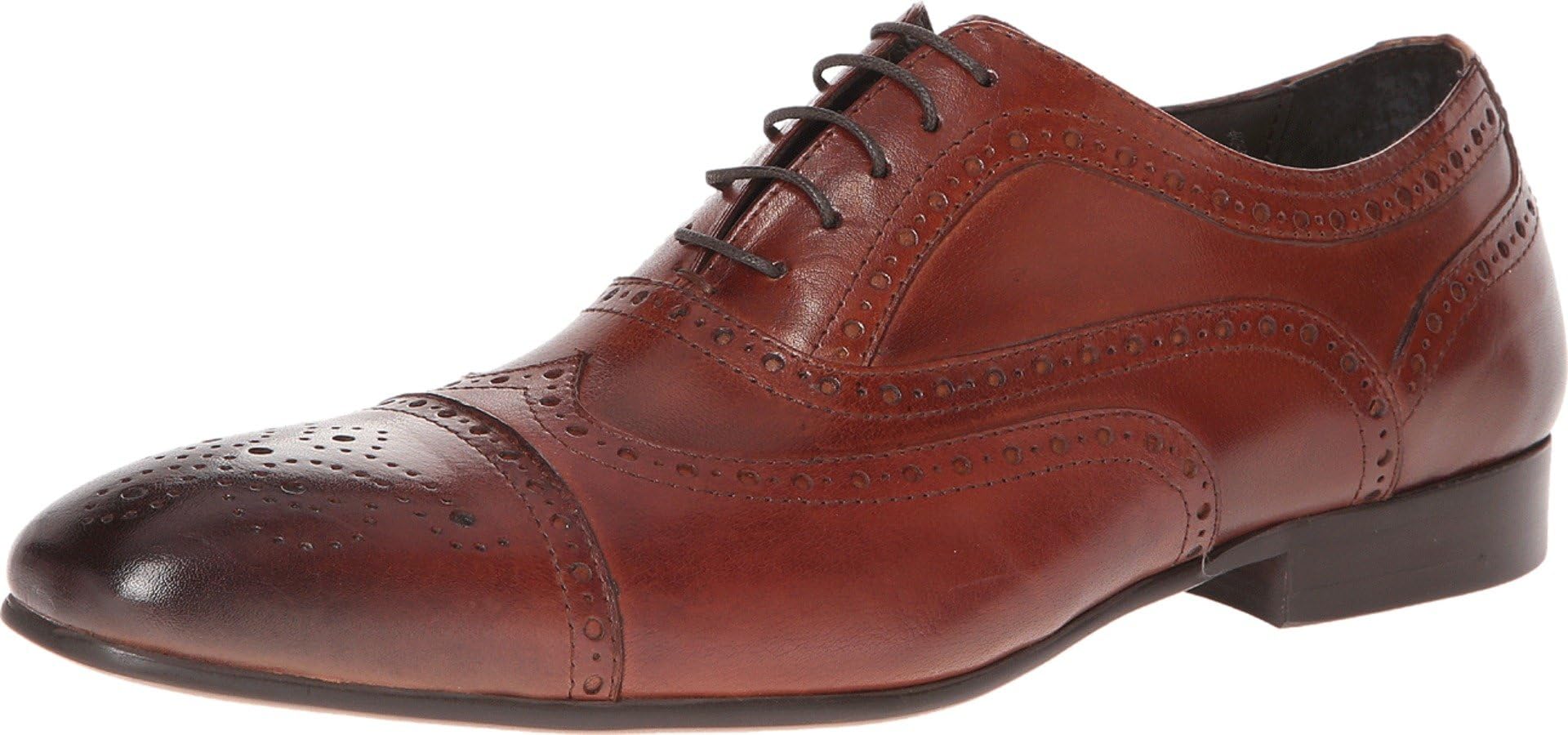 Dune London Men's Amore Tan Oxford 46 M