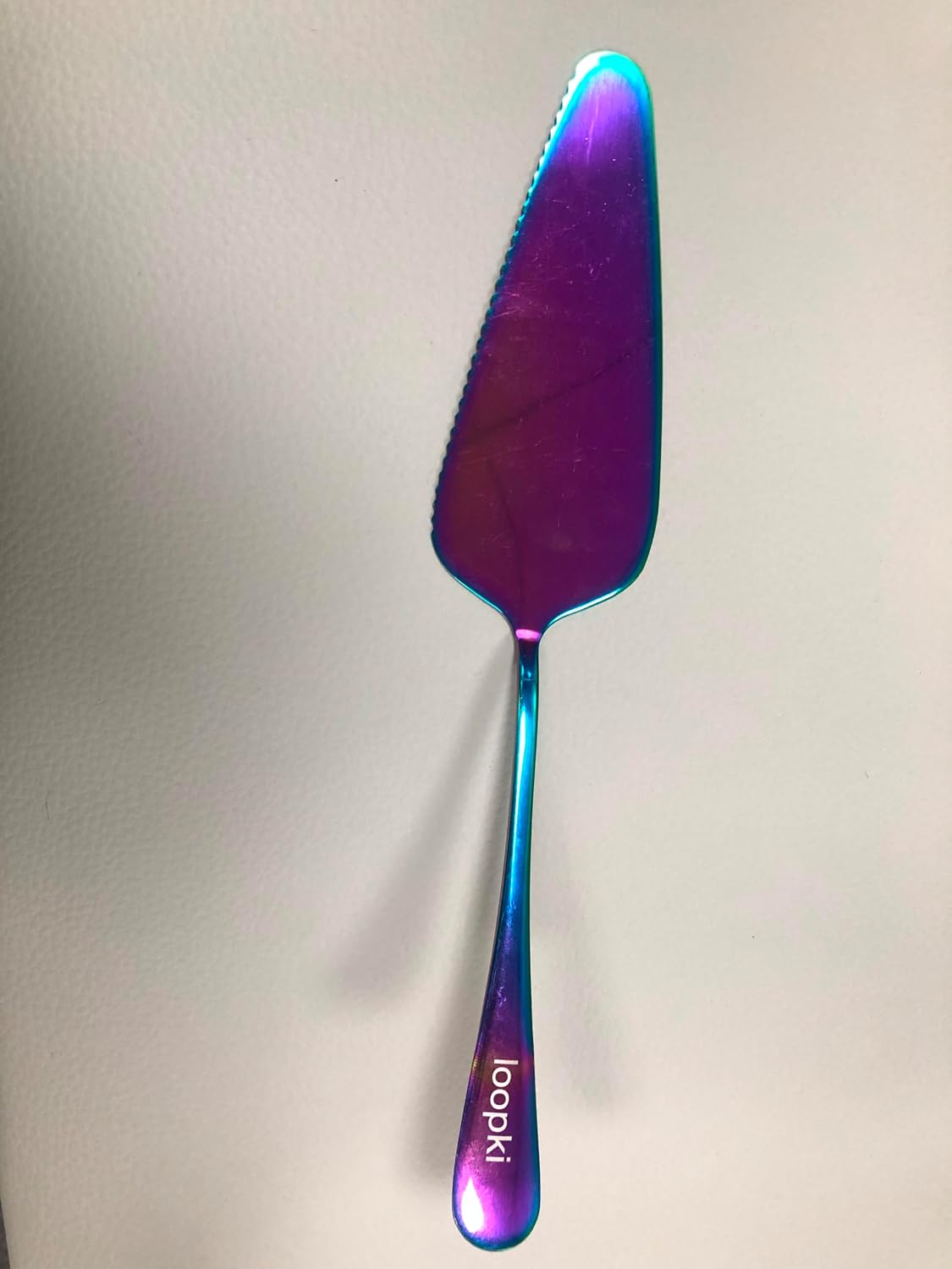 Stainless Steel Flatware Serving Set, Rainbow Silverware Includes Coffee Spoon, Cake Fork, Butter Knife, Cake Server image 2