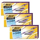 Medium Ultra Round Stic Grip Ballpoint Stick Pen, 12/Pack [Set of 3] – view 1