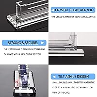 Vista 3 de Yookeer Paquete de 4 soportes magnéticos para tarjetas TradingCard, fundas protectoras para béisbol, funda estándar