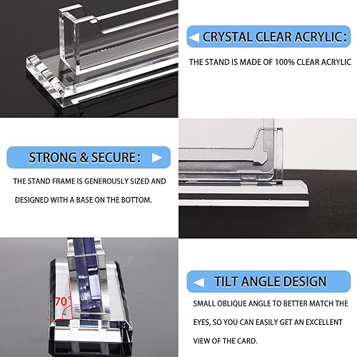 Miniatura 3 de Paquete de 4 soportes magnéticos para tarjetas TradingCard, fundas protectoras para béisbol, funda estándar (se adapta a tarjetas magnéticas de 35