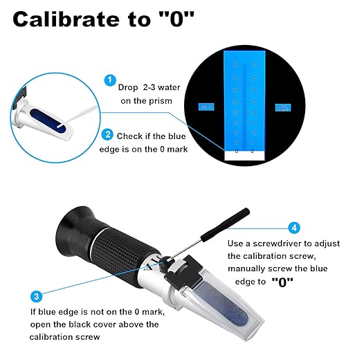 Miniatura 5 de Toolly Refractómetro DEF para medir la concentración de líquidos de escape diesel de motores diesel, herramienta de medición de concentración Urea